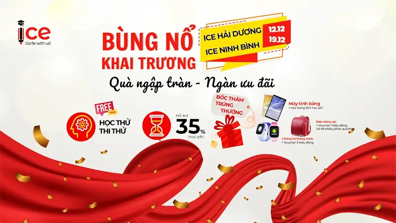 Bùng nổ khai trương 2 cơ sở ICE Hải Dương, ICE Ninh Bình